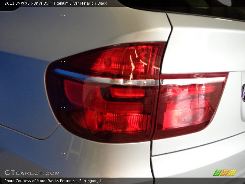 Titanium Silver Metallic / Black 2011 BMW X5 xDrive 35i