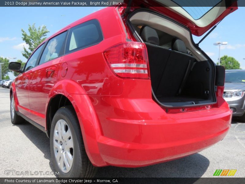 Bright Red / Black 2013 Dodge Journey American Value Package