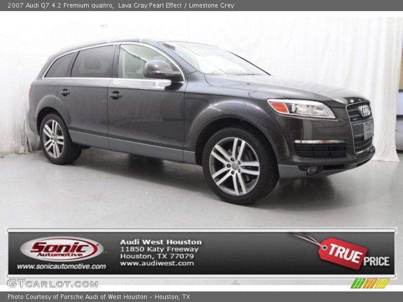 Lava Gray Pearl Effect / Limestone Grey 2007 Audi Q7 4.2 Premium quattro