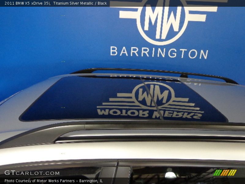 Titanium Silver Metallic / Black 2011 BMW X5 xDrive 35i