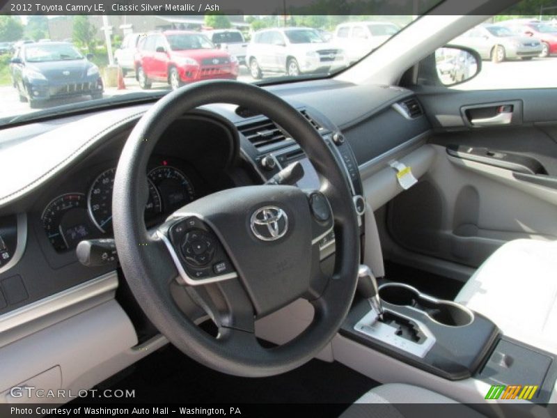 Classic Silver Metallic / Ash 2012 Toyota Camry LE