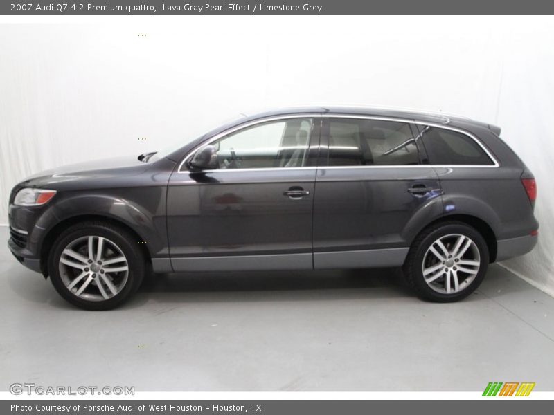 Lava Gray Pearl Effect / Limestone Grey 2007 Audi Q7 4.2 Premium quattro