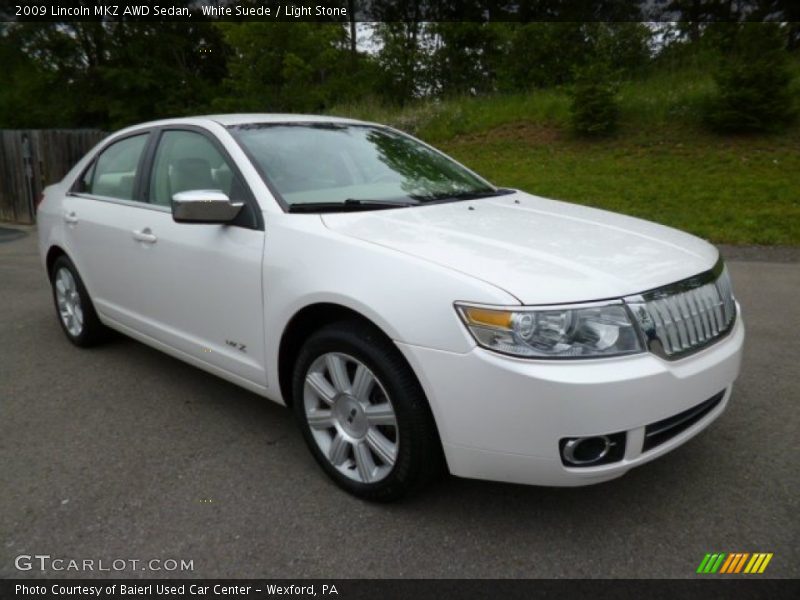 White Suede / Light Stone 2009 Lincoln MKZ AWD Sedan