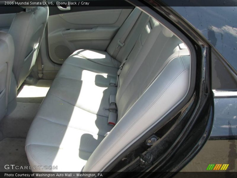 Ebony Black / Gray 2006 Hyundai Sonata LX V6