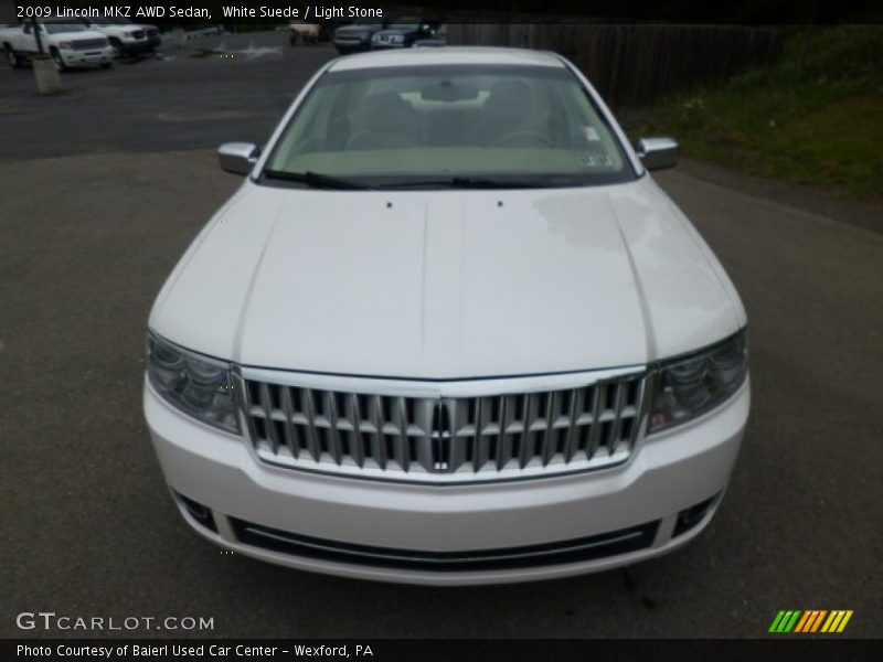 White Suede / Light Stone 2009 Lincoln MKZ AWD Sedan