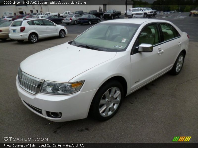 White Suede / Light Stone 2009 Lincoln MKZ AWD Sedan