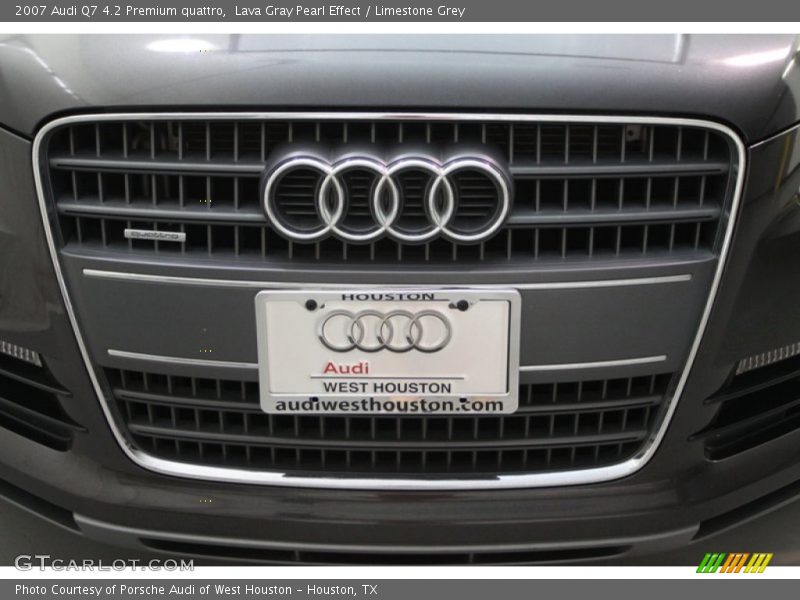 Lava Gray Pearl Effect / Limestone Grey 2007 Audi Q7 4.2 Premium quattro