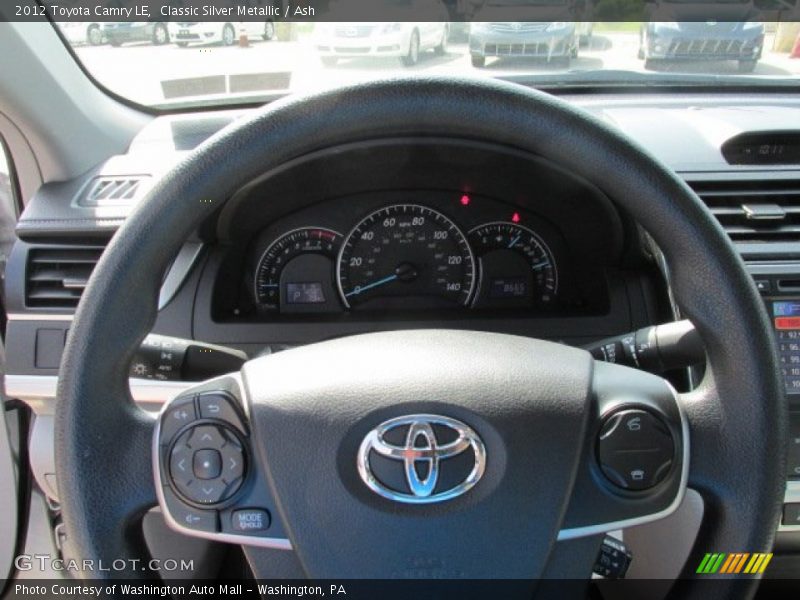Classic Silver Metallic / Ash 2012 Toyota Camry LE