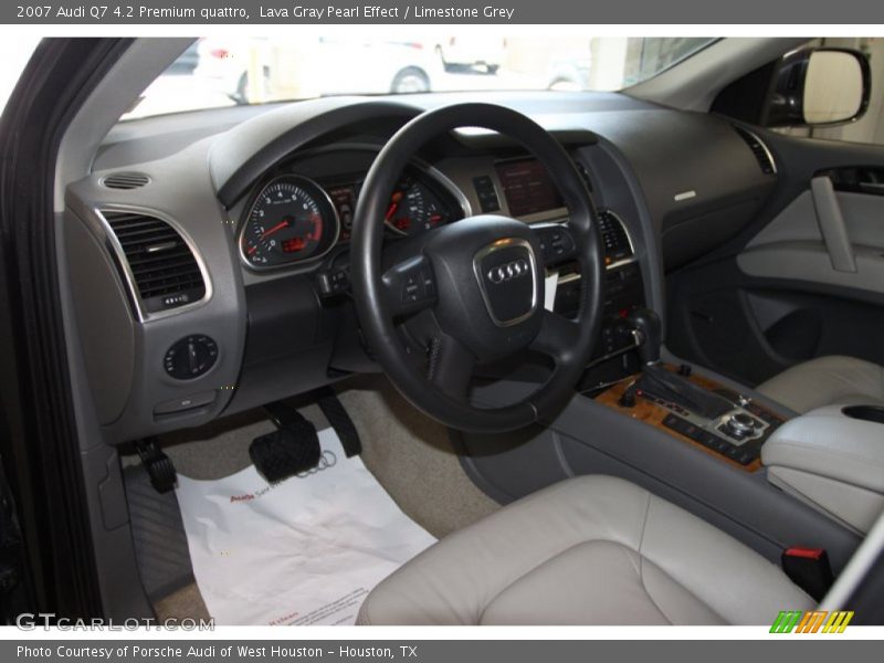 Lava Gray Pearl Effect / Limestone Grey 2007 Audi Q7 4.2 Premium quattro