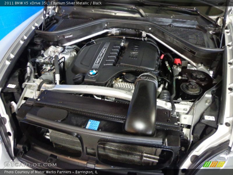 Titanium Silver Metallic / Black 2011 BMW X5 xDrive 35i