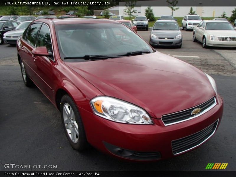 Red Jewel Tint Coat / Ebony Black 2007 Chevrolet Impala LT