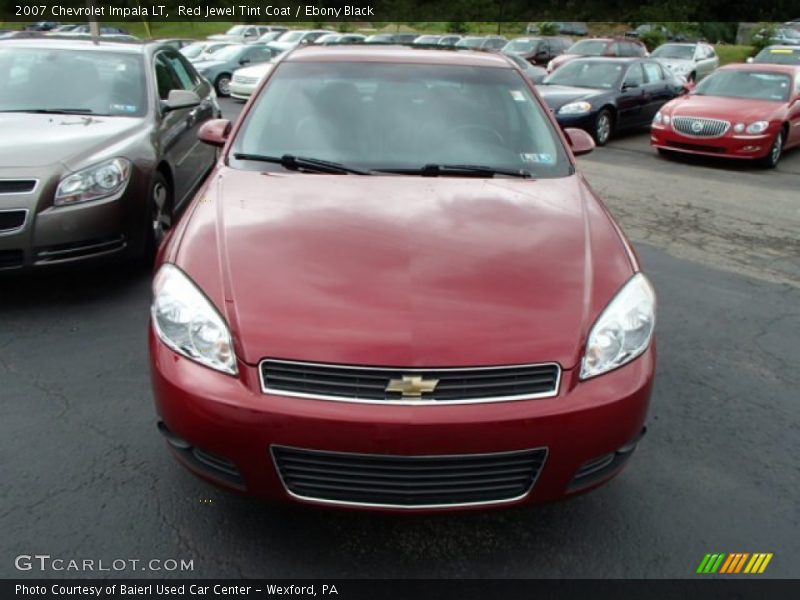 Red Jewel Tint Coat / Ebony Black 2007 Chevrolet Impala LT
