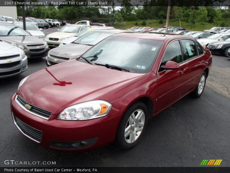 Red Jewel Tint Coat / Ebony Black 2007 Chevrolet Impala LT