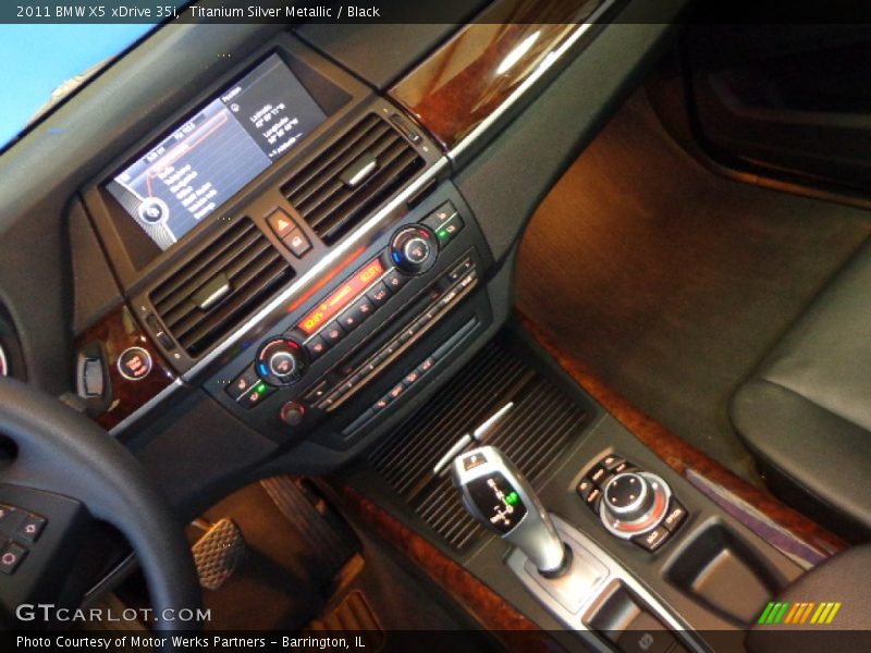 Titanium Silver Metallic / Black 2011 BMW X5 xDrive 35i