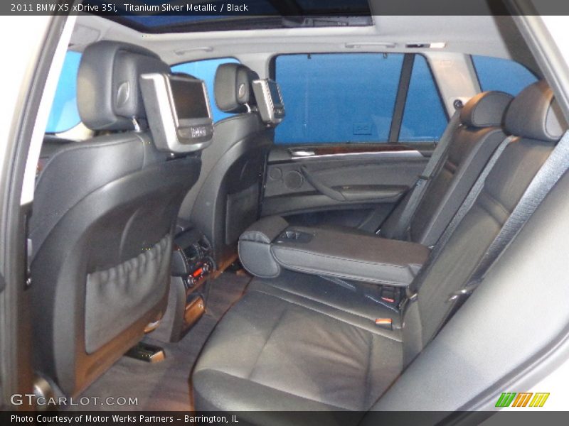 Titanium Silver Metallic / Black 2011 BMW X5 xDrive 35i