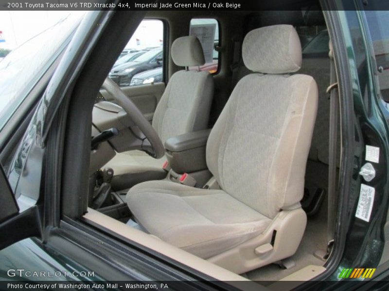 Imperial Jade Green Mica / Oak Beige 2001 Toyota Tacoma V6 TRD Xtracab 4x4