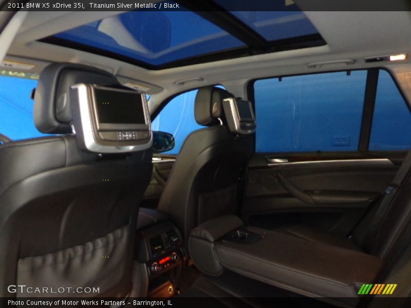 Titanium Silver Metallic / Black 2011 BMW X5 xDrive 35i