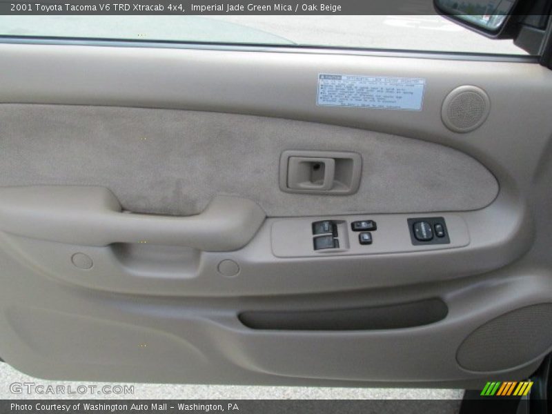 Imperial Jade Green Mica / Oak Beige 2001 Toyota Tacoma V6 TRD Xtracab 4x4