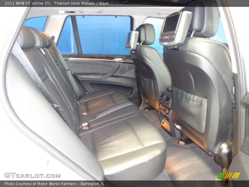 Titanium Silver Metallic / Black 2011 BMW X5 xDrive 35i
