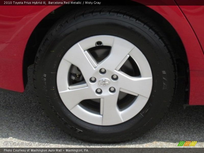 Barcelona Red Metallic / Misty Gray 2010 Toyota Prius Hybrid III