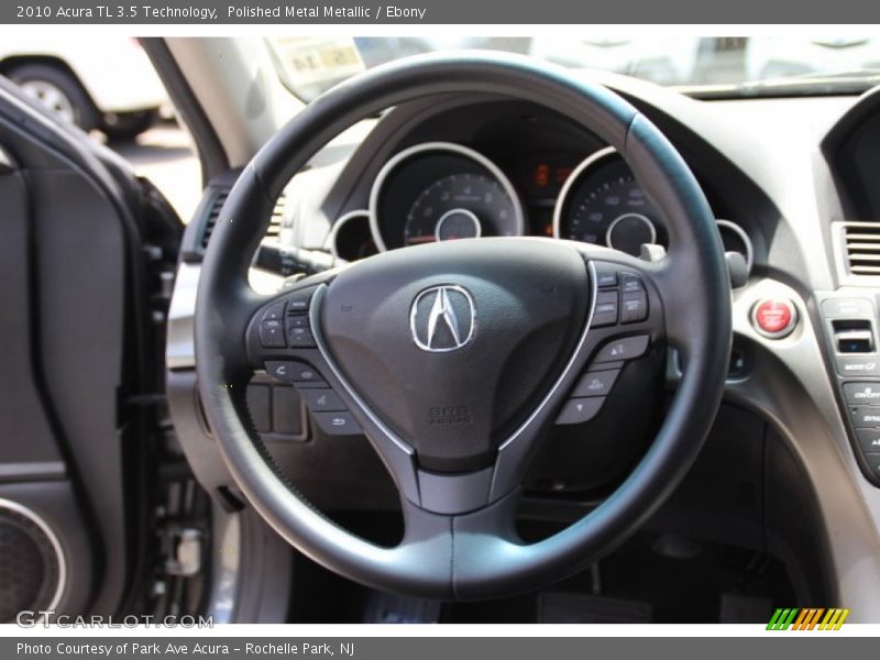 Polished Metal Metallic / Ebony 2010 Acura TL 3.5 Technology