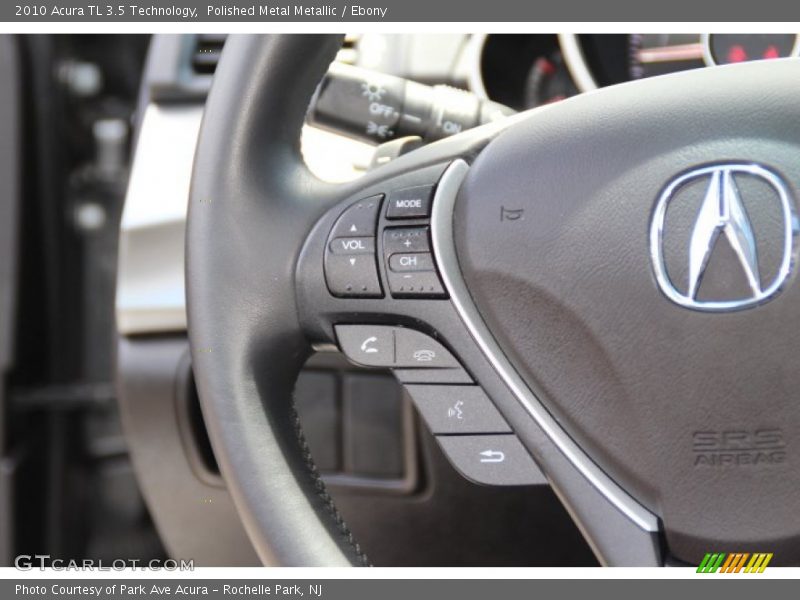 Polished Metal Metallic / Ebony 2010 Acura TL 3.5 Technology