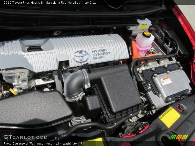 Barcelona Red Metallic / Misty Gray 2010 Toyota Prius Hybrid III