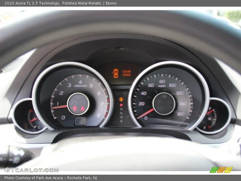 Polished Metal Metallic / Ebony 2010 Acura TL 3.5 Technology