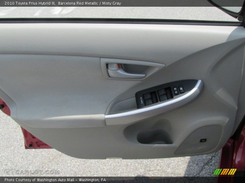 Barcelona Red Metallic / Misty Gray 2010 Toyota Prius Hybrid III