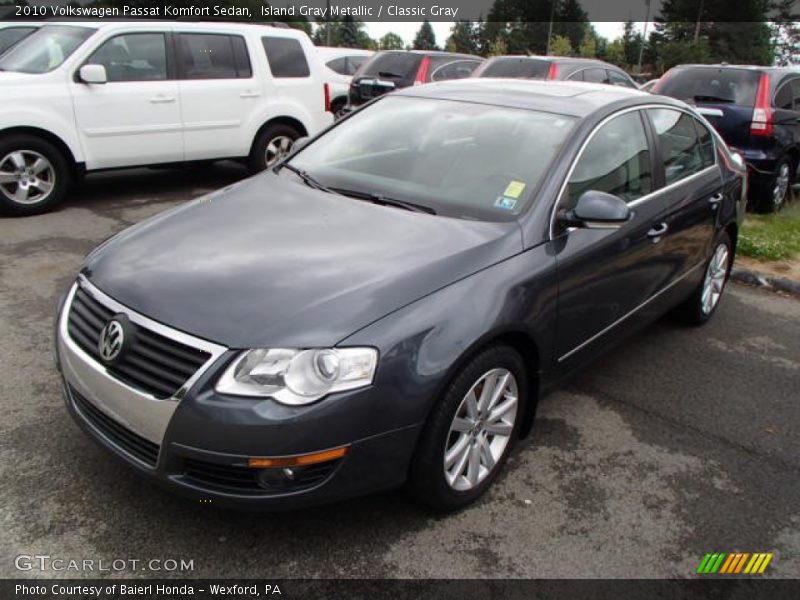 Island Gray Metallic / Classic Gray 2010 Volkswagen Passat Komfort Sedan