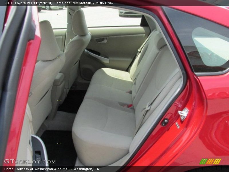 Barcelona Red Metallic / Misty Gray 2010 Toyota Prius Hybrid III