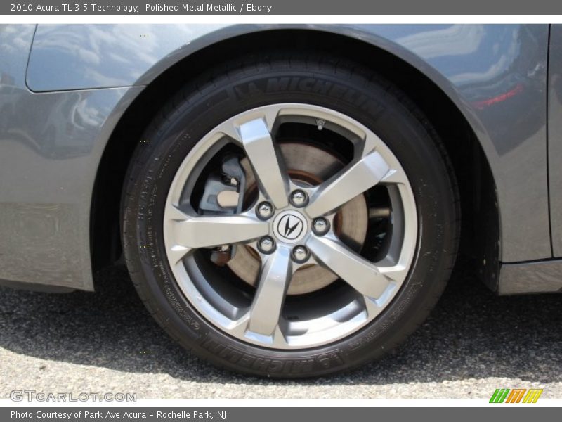 Polished Metal Metallic / Ebony 2010 Acura TL 3.5 Technology