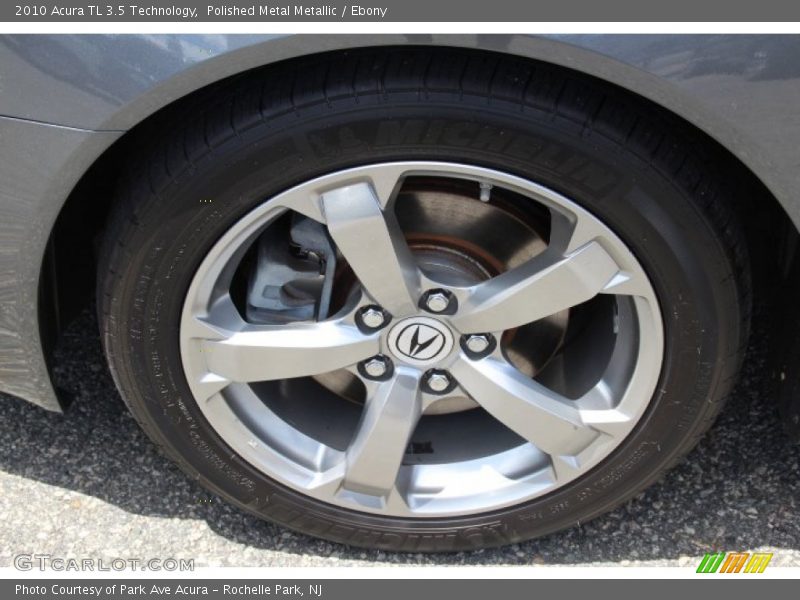 Polished Metal Metallic / Ebony 2010 Acura TL 3.5 Technology