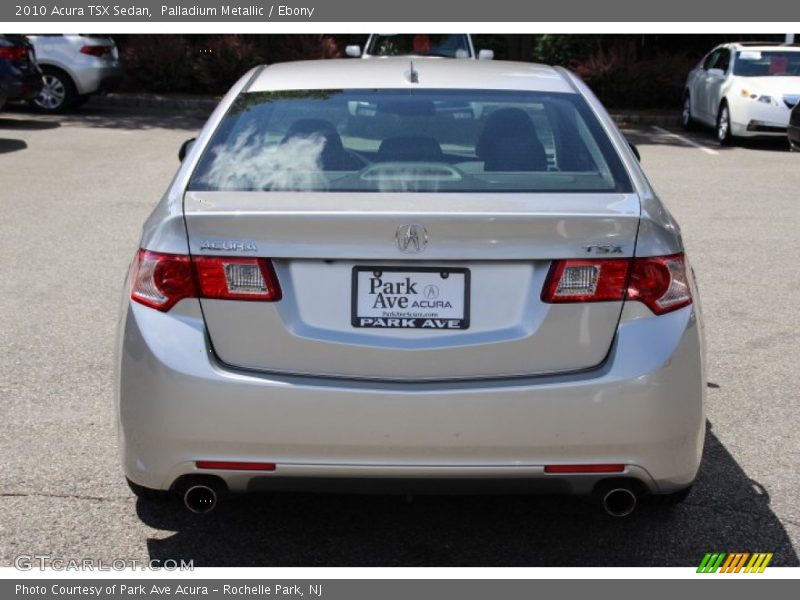 Palladium Metallic / Ebony 2010 Acura TSX Sedan
