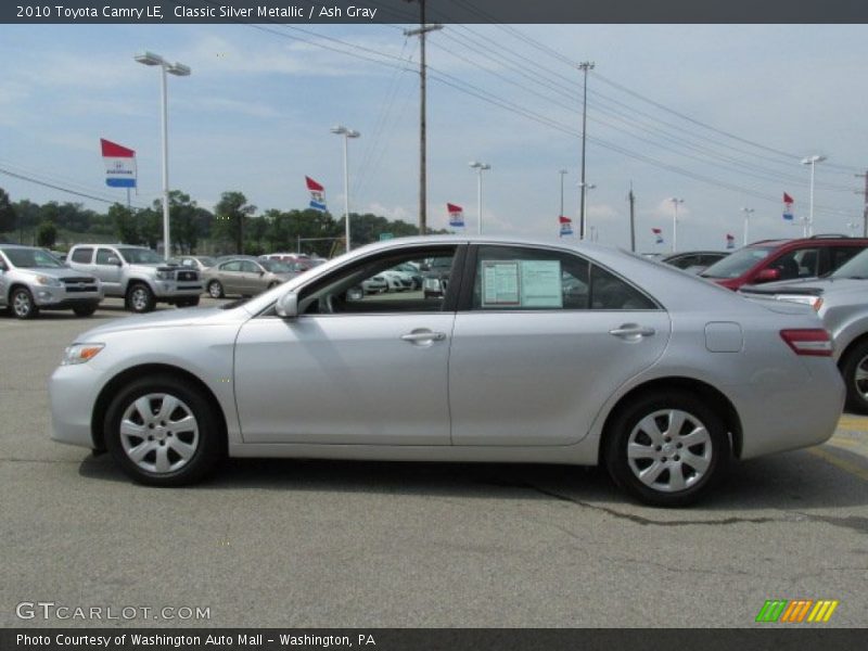 Classic Silver Metallic / Ash Gray 2010 Toyota Camry LE