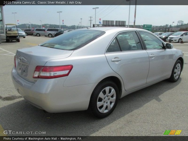 Classic Silver Metallic / Ash Gray 2010 Toyota Camry LE