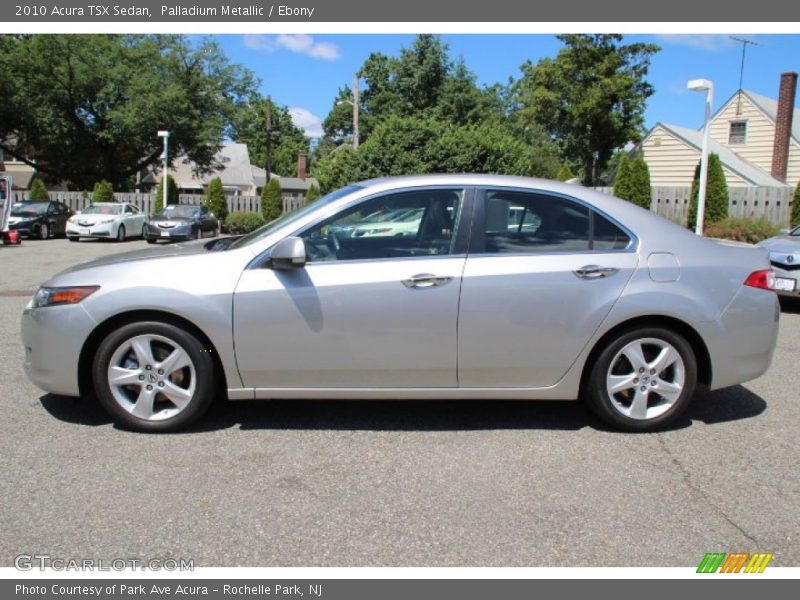 Palladium Metallic / Ebony 2010 Acura TSX Sedan