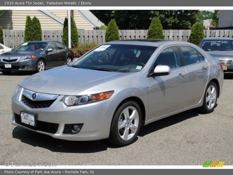Palladium Metallic / Ebony 2010 Acura TSX Sedan