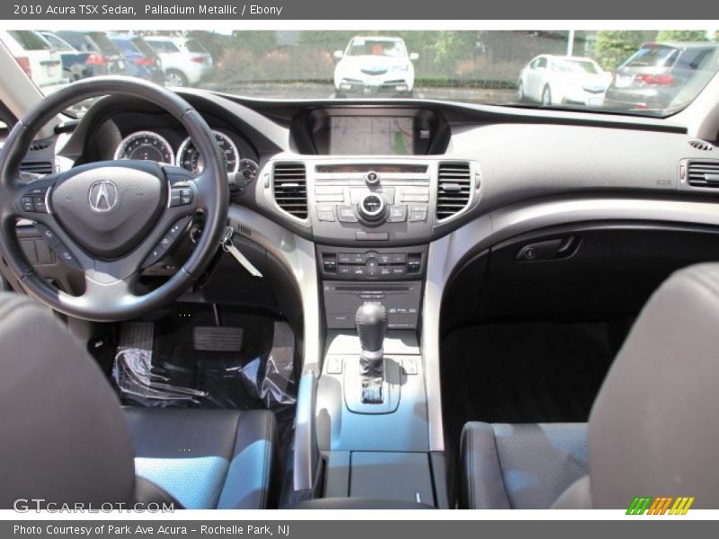 Palladium Metallic / Ebony 2010 Acura TSX Sedan
