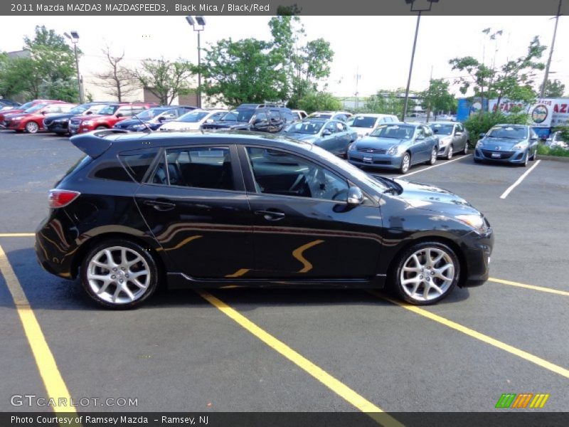 Black Mica / Black/Red 2011 Mazda MAZDA3 MAZDASPEED3