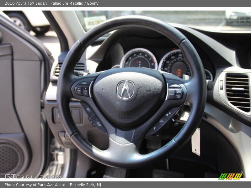 Palladium Metallic / Ebony 2010 Acura TSX Sedan
