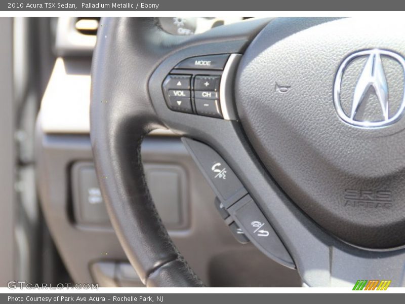 Palladium Metallic / Ebony 2010 Acura TSX Sedan