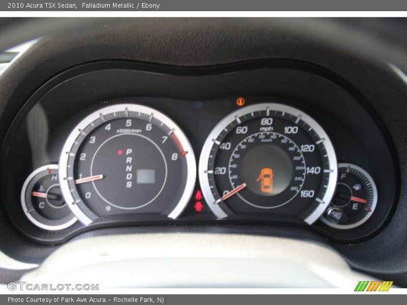 Palladium Metallic / Ebony 2010 Acura TSX Sedan