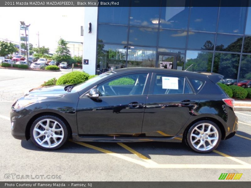Black Mica / Black/Red 2011 Mazda MAZDA3 MAZDASPEED3