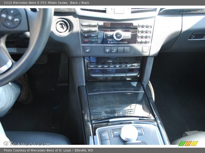 Black / Black 2010 Mercedes-Benz E 350 4Matic Sedan