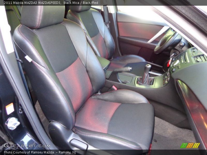 Black Mica / Black/Red 2011 Mazda MAZDA3 MAZDASPEED3
