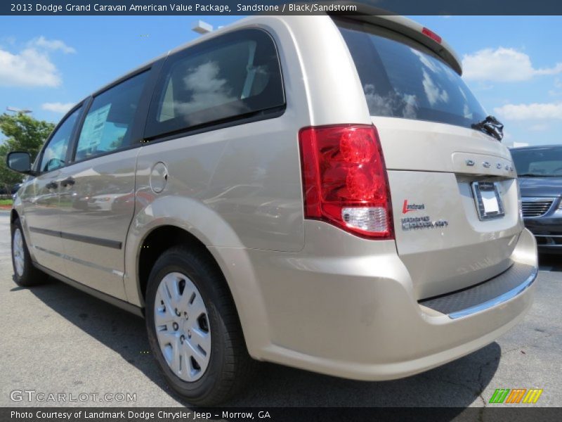 Sandstone / Black/Sandstorm 2013 Dodge Grand Caravan American Value Package