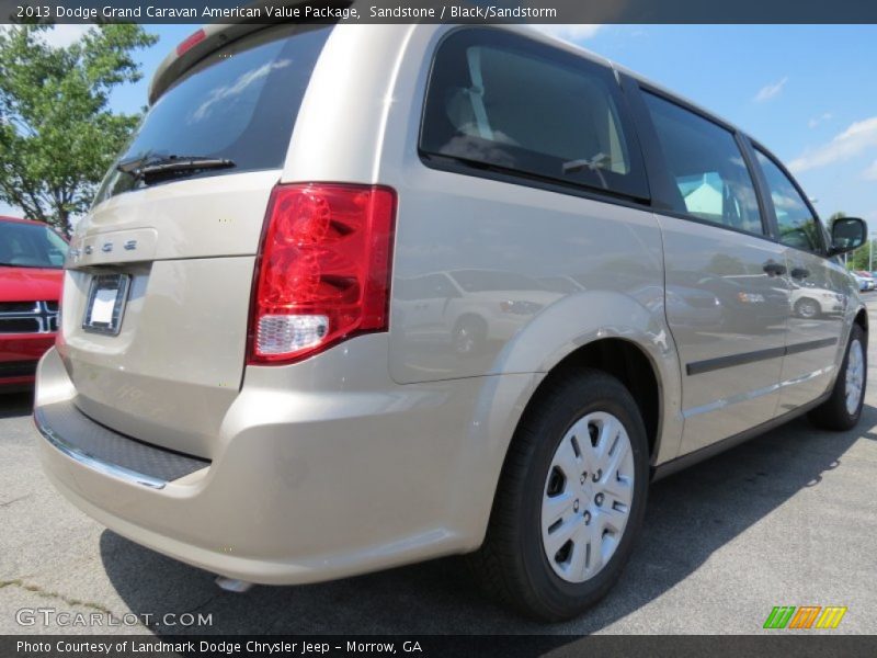 Sandstone / Black/Sandstorm 2013 Dodge Grand Caravan American Value Package