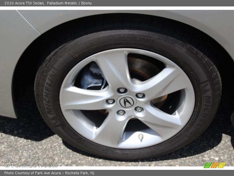 Palladium Metallic / Ebony 2010 Acura TSX Sedan