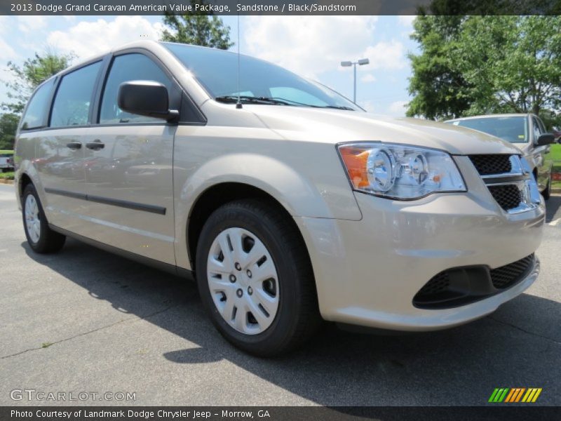 Sandstone / Black/Sandstorm 2013 Dodge Grand Caravan American Value Package